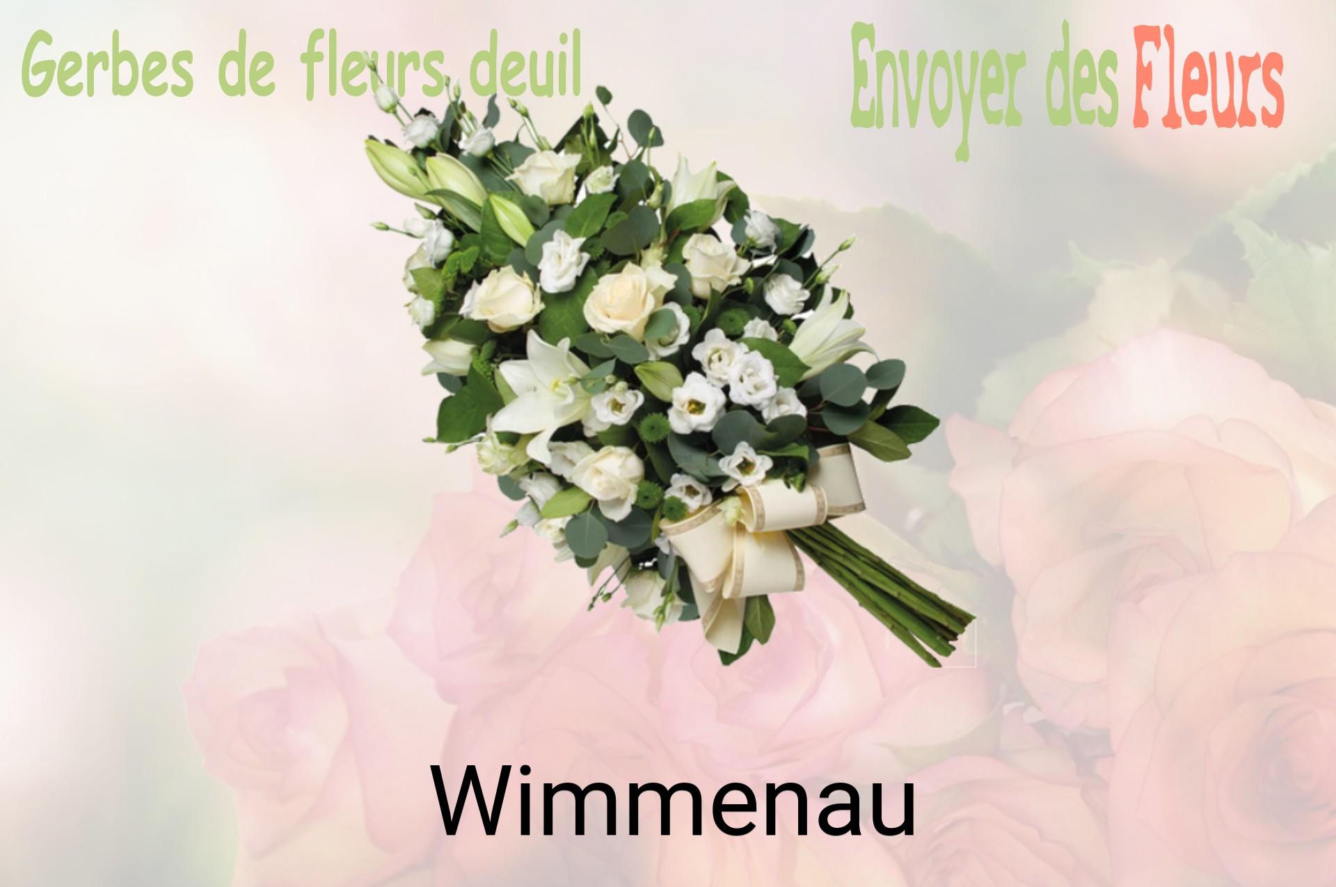 Gerbe de fleurs de deuil livrée à Wimmenau